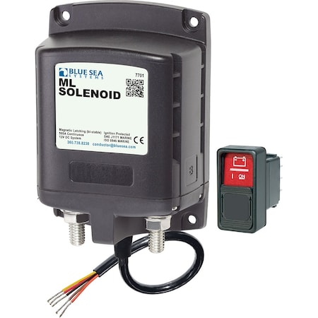 Blue Sea Systems Blue Sea 7701 ML-Series Solenoid w/Contura Switch 12VDC 7701
